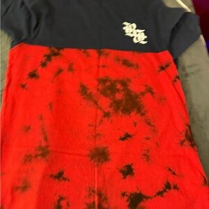 Rock Revival men’s ' Navy and Red Tie-Dye Tee